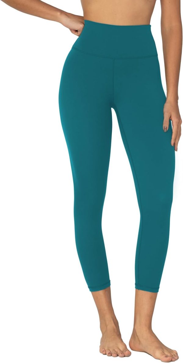Capri Leggings for Women, High Waisted Yoga Pants with Tummy Control for Workout Running Gym - Image 2