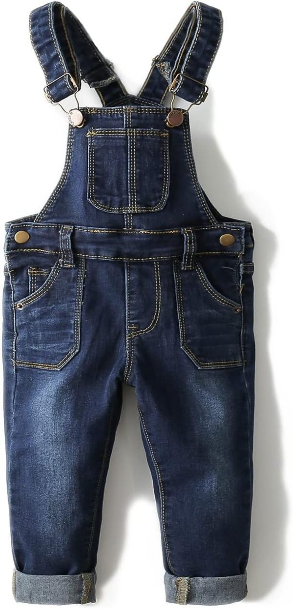 Baby Boy Girl Jean Overalls,Toddler Slim Cute Denim Jumper