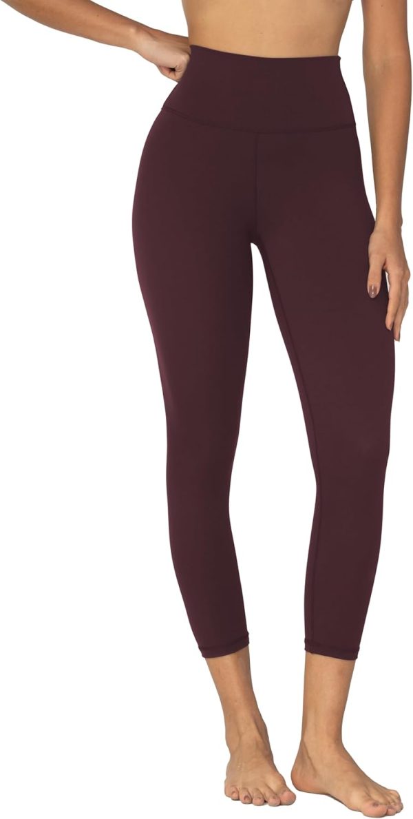 Capri Leggings for Women, High Waisted Yoga Pants with Tummy Control for Workout Running Gym - Image 2