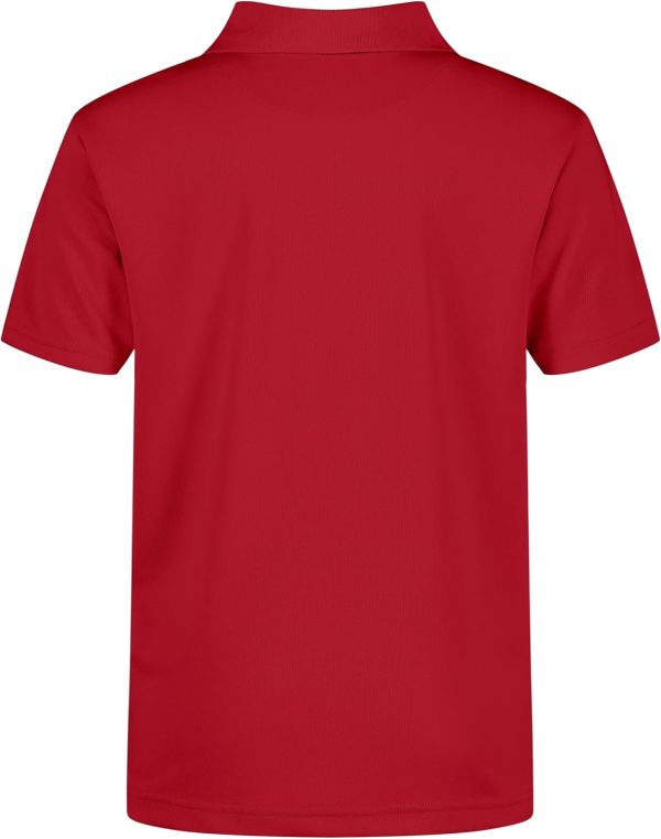 Boys' School Uniform Short Sleeve  Shirt, Button Closure, Moisture Wicking Performance Material - Image 2