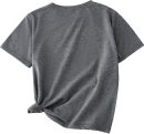 Graphic Tees for Girl Floral Print Short Sleeve Round Neck T Shirts Tops