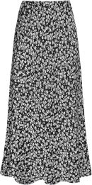 Women's Satin High Waisted Maxi Skirts Hidden Elasticized Waistband A Line Long Skirt