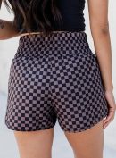 Shorts for Women Casual Pink Leopard High Waisted Athletic Shorts Shirred High Waist Daily