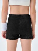 Girls Jean Shorts Kids Cute High Waist Shorts Button Summer Demin Shorts with Pockets 5-14 Years