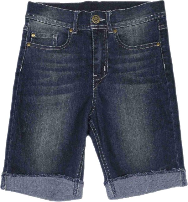 Girls Jeans Denim Shorts: Low Waist Kids Stretch Shorts - All Day Wear - Perfect for Summer Activities