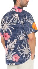 Hawaiian Shirt for Men with Pocket - Button Down Wrinkle-Resistant for Beach, Pool Parties (S-4XL)