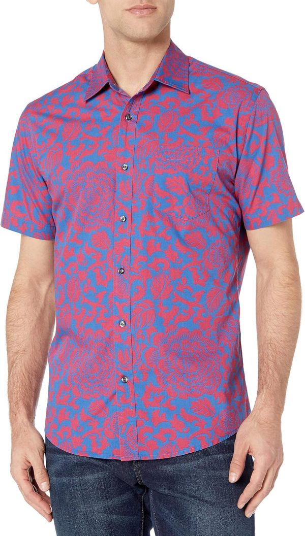 Men's Regular-Fit Short-Sleeve Poplin Shirt - Image 2
