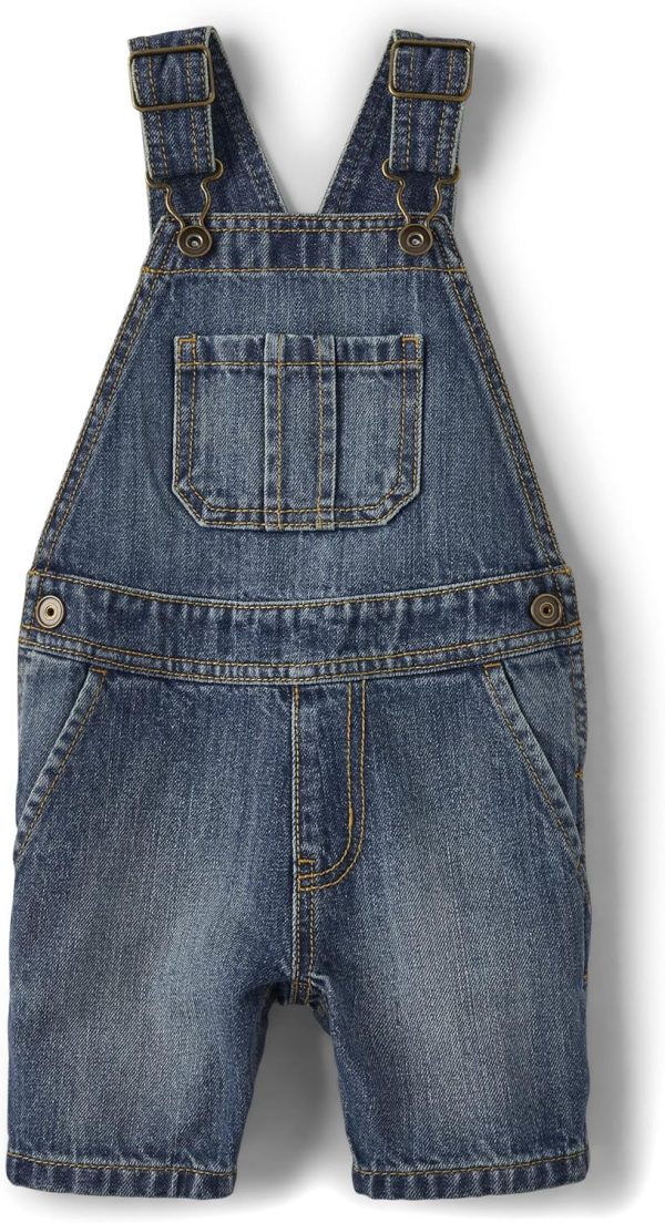 baby-boys And Toddler Denim Short Overall